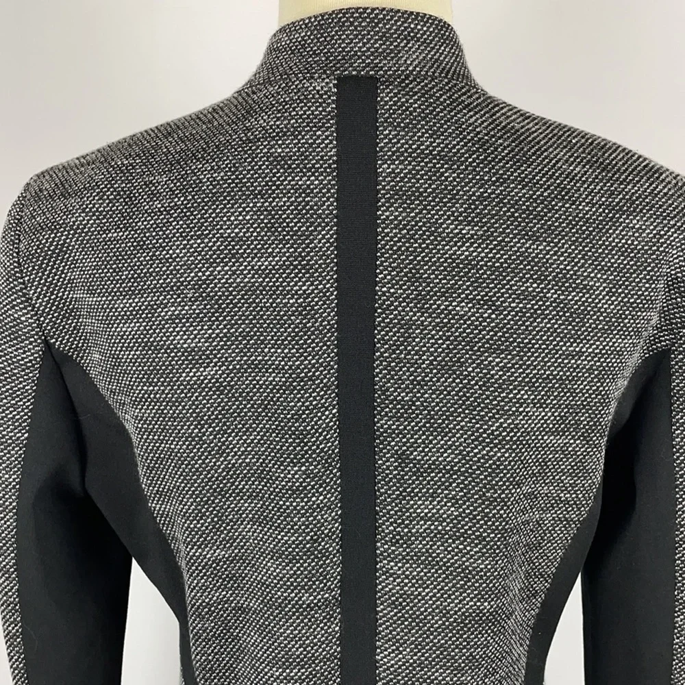 Halogen Gorgeous Tweed Blazer w/Black Trim & Zipper Pockets - Size Small - Picture 7 of 13